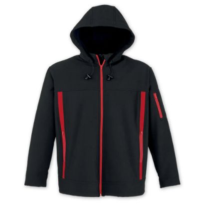 Picture of JK93 Custom Two-toned unlined softshell jacket with detachable hood