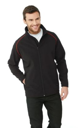 Picture of JK520 Custom Unlined softshell jacket with piping detail