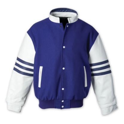 Picture of JK346 Custom Melton leather varsity jacket