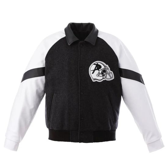 Picture of JK102 Custom Melton leather varsity jacket