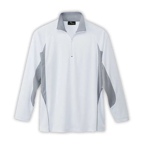 Picture of ST101 Custom Two-toned 1/4 zip long sleeve shirt