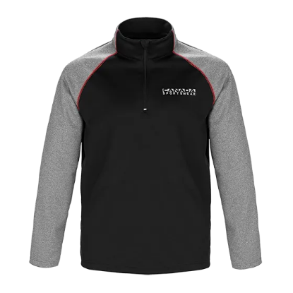 Picture of PO212 Custom Two-toned 1/4 zip pullover with contrast stitching