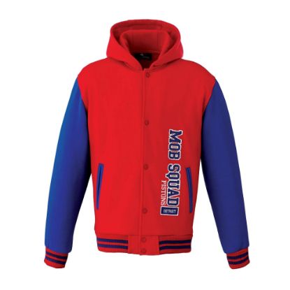 Picture of JK402 Custom Unlined lightweight varsity jacket with hood