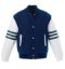 Picture of JK346KC - Custom Melton and Leather Varsity Jacket