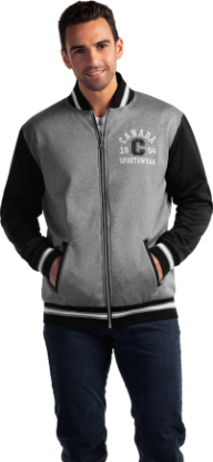 Picture of JK655 Custom Men's Varsity Fleece Jacket