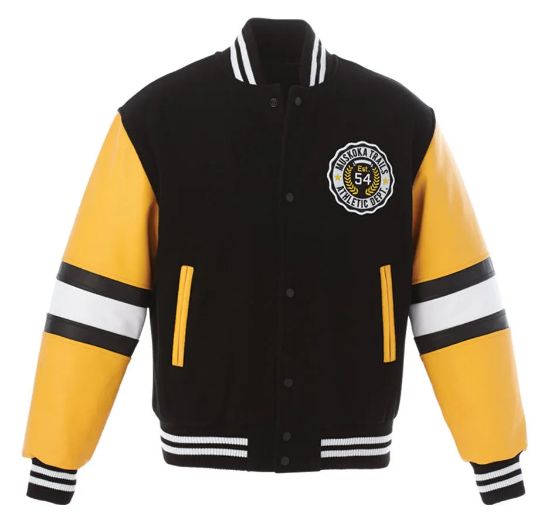 Picture of JK541 - Custom Melton and Leather Varsity Jacket