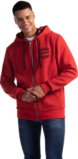 Picture of JK656 Custom Men's 80/20 Full Zip Fleece Hoodie
