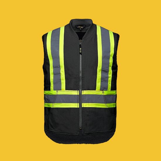 Picture of CX2 Workwear - Titan - Hi-Viz Vest with Sherpa Lining