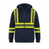 Picture of CX2 Hi-Vis - Infinity - Hi-Vis Full Zip Hooded Sweatshirt w/ Detachable Hood