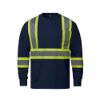 Picture of CX2 Workwear - Paramount - Cotton Long Sleeve Hi-Vis T-Shirt