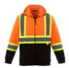 Picture of CX2 Workwear - Freedom - Hi-Viz Full Zip Polyester Fleece Hoodie