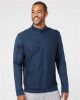 Picture of A295 - Men's Textured Quarter-Zip Pullover