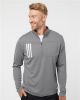 Picture of A482 - Men's 3-Stripes Double-Knit Quarter-Zip Pullover
