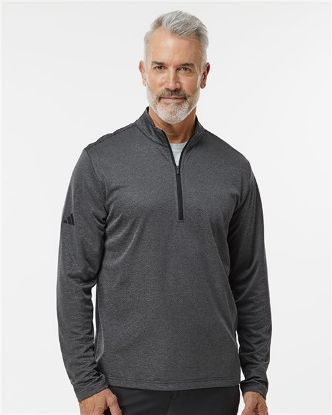 Picture of A593 - Men's Space Dyed Quarter-Zip Pullover