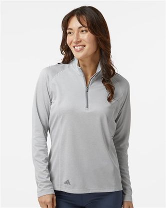 Picture of A594 - Women's Space Dyed Quarter-Zip Pullover