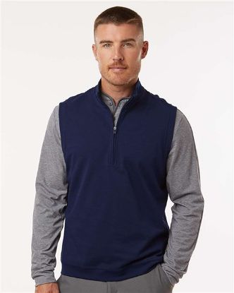 Picture of A599 - Men's Club Quarter-Zip Vest
