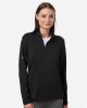 Picture of A709 - Women's Textured Stripe Quarter-Zip Pullover