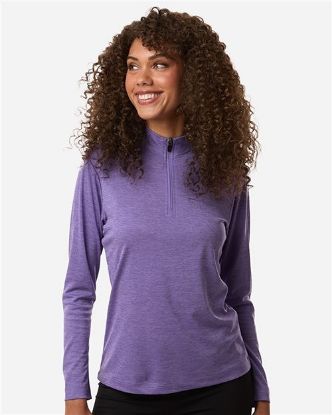 Picture of 4HM70L - Women's Pro-Lock Performance Mélange Quarter-Zip Pullover