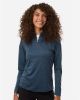 Picture of 4HM70L - Women's Pro-Lock Performance Mélange Quarter-Zip Pullover