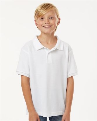 Picture of 62800Y - Youth Pique Polo