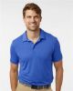 Picture of A704 - Men's Textured Stripe Polo