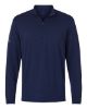 Picture of A708 - Men's Textured Stripe Quarter-Zip Pullover