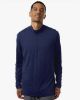 Picture of A708 - Men's Textured Stripe Quarter-Zip Pullover