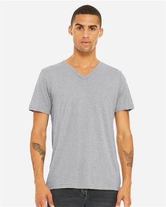 Picture of 3415 - Unisex Triblend V-Neck Tee