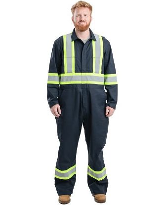 Picture of HVC252 - Safety Striped Gasket Unlined Coverall