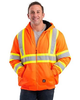 Picture of HVF024 - Safety Striped Therman Lined Sweatshirt