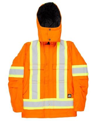 Picture of HVNCH03 - Safety Striped Arctic Insulated Chore Coat