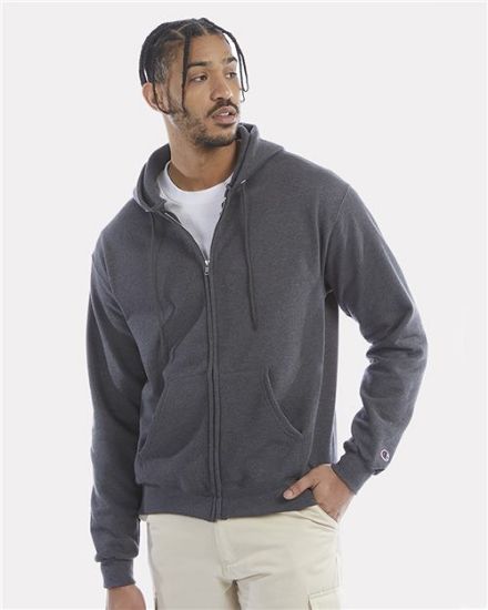 Picture of S800 - Unisex Powerblend® Full-Zip Hooded Sweatshirt