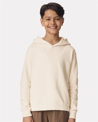 Picture of 1467Y - Youth Garment-Dyed Lightweight Hooded Sweatshirt