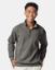 Picture of 1580 - Unisex Garment-Dyed Quarter-Zip Sweatshirt