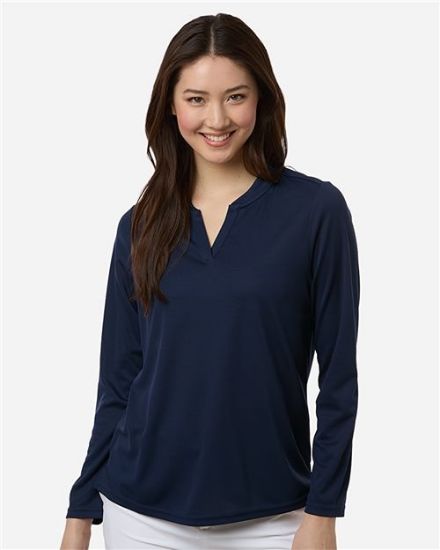 Picture of CE108LW - Women's Nova Performance Long Sleeve Pique Polo
