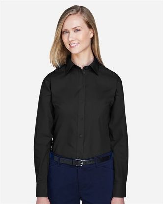Picture of D620W - Women's Crown Collection® Broadcloth Woven Dress Shirt