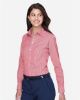 Picture of D640W - Women's Crown Collection® Gingham Check Woven Dress Shirt