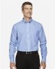 Picture of D645 - Men's Crown Collection® Banker Stripe Woven Dress Shirt