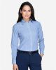 Picture of D645W - Women's Crown Collection® Banker Stripe Woven Dress Shirt