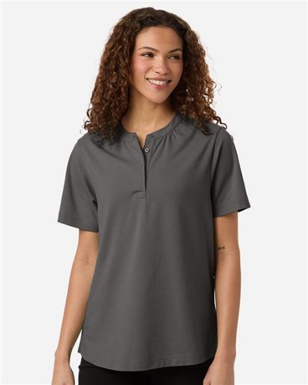 Picture of DG102W - Women's Seaton Pebble Textured Polo
