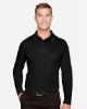 Picture of DG20L - Men's CrownLux Performance® Plaited Long Sleeve Polo