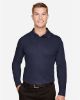 Picture of DG20L - Men's CrownLux Performance® Plaited Long Sleeve Polo