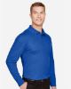 Picture of DG20L - Men's CrownLux Performance® Plaited Long Sleeve Polo