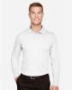 Picture of DG20L - Men's CrownLux Performance® Plaited Long Sleeve Polo