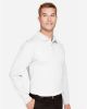 Picture of DG20L - Men's CrownLux Performance® Plaited Long Sleeve Polo
