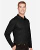 Picture of DG20LT - Men's Tall CrownLux Performance® Plaited Long Sleeve Polo