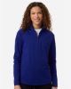 Picture of DG402W - Women's Seaton Pebble Textured Quarter-Zip Pullover