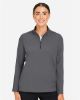 Picture of DG410W - Women's CrownLux Performance® Windsor Welded Quarter-Zip Pullover