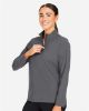 Picture of DG410W - Women's CrownLux Performance® Windsor Welded Quarter-Zip Pullover