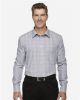 Picture of DG520 - Men's Crown Collection® Glen Plaid Woven Dress Shirt
